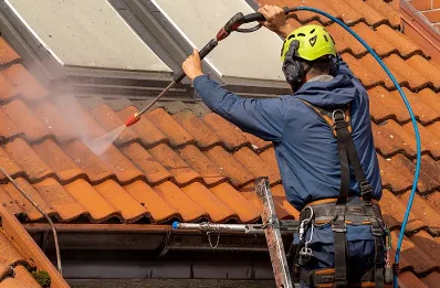 Démoussage et hydrofuge de toiture à Amnéville